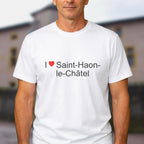 T-shirt I love saint-haon-le-châtel