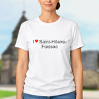 T-shirt I love saint-hilaire-foissac