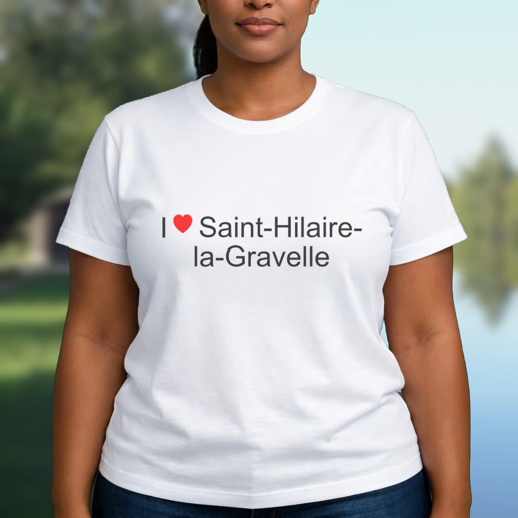 T-shirt I love saint-hilaire-la-gravelle