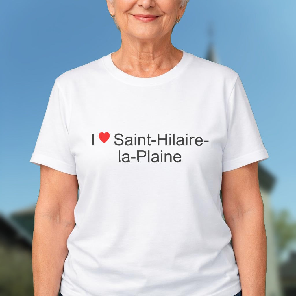 T-shirt I love saint-hilaire-la-plaine