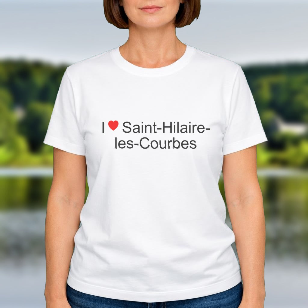 T-shirt I love saint-hilaire-les-courbes