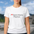T-shirt I love saint-hilaire-peyroux