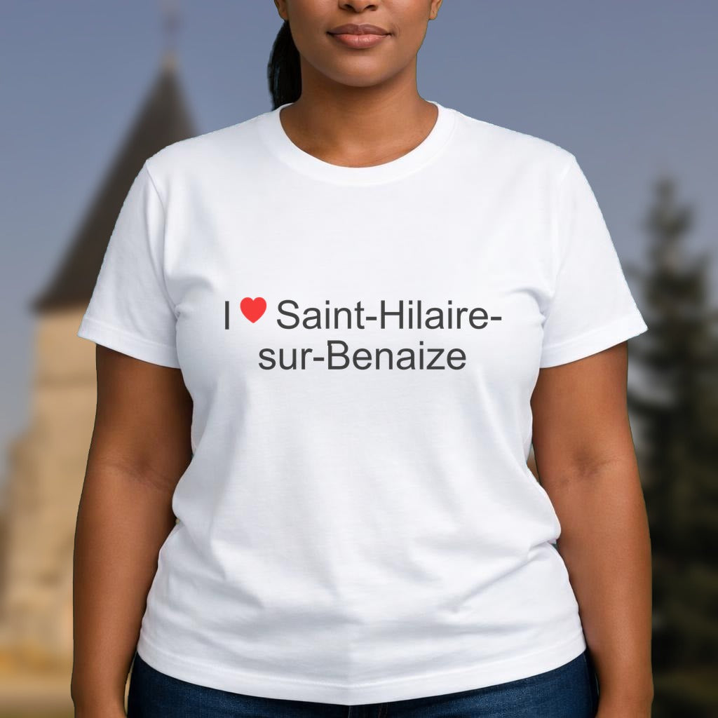 T-shirt I love saint-hilaire-sur-benaize