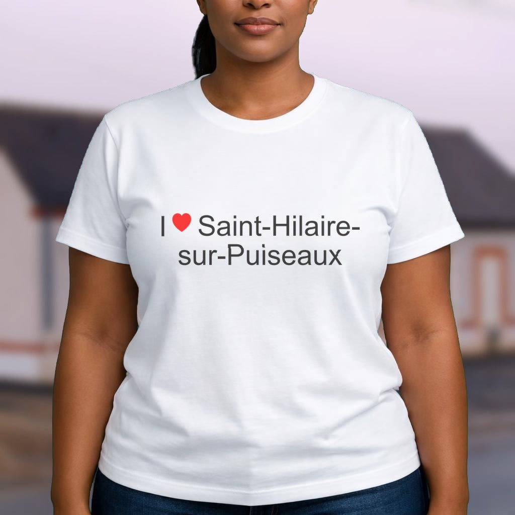 T-shirt I love saint-hilaire-sur-puiseaux