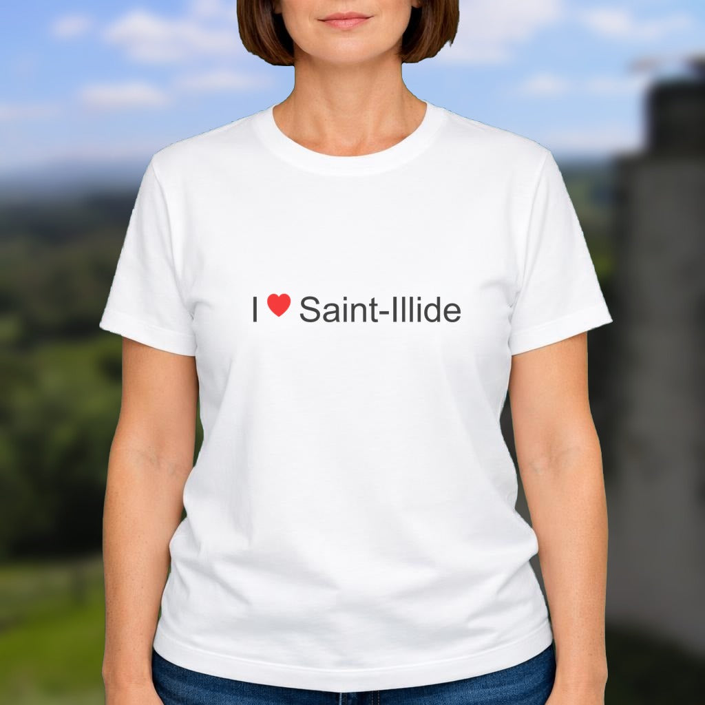 T-shirt I love saint-illide