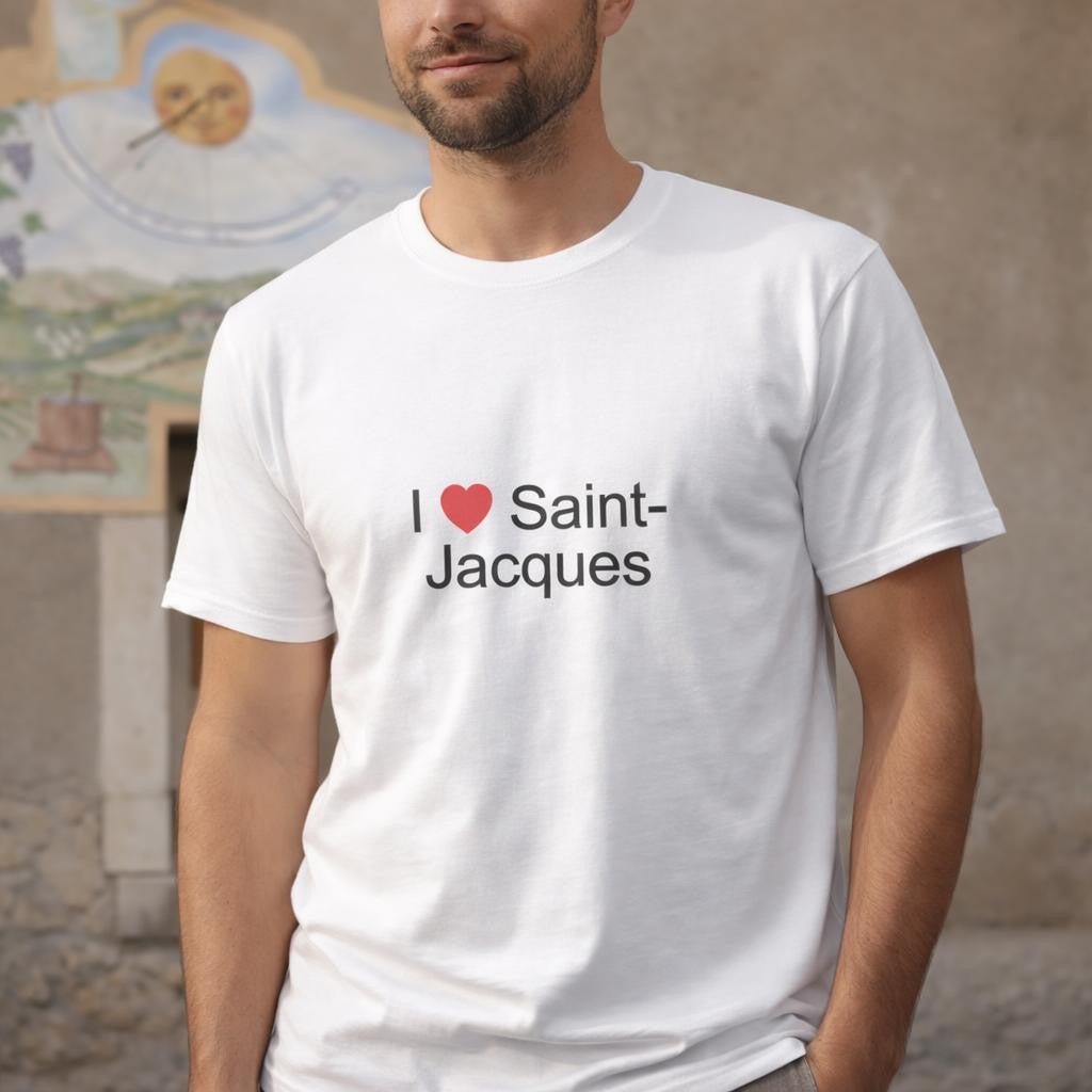 T-shirt I love saint-jacques