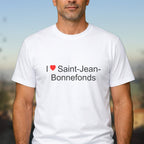 T-shirt I love saint-jean-bonnefonds