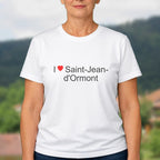 T-shirt I love saint-jean-d'ormont