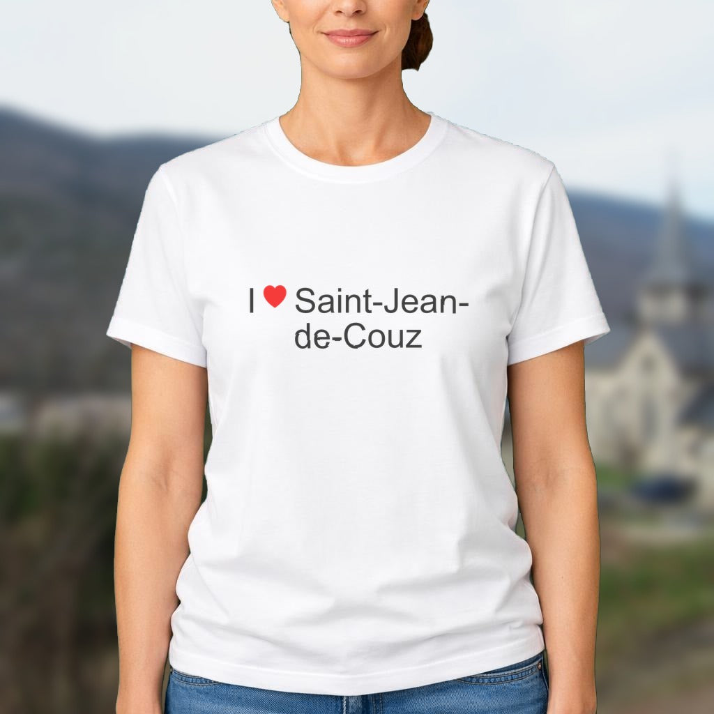 T-shirt I love saint-jean-de-couz