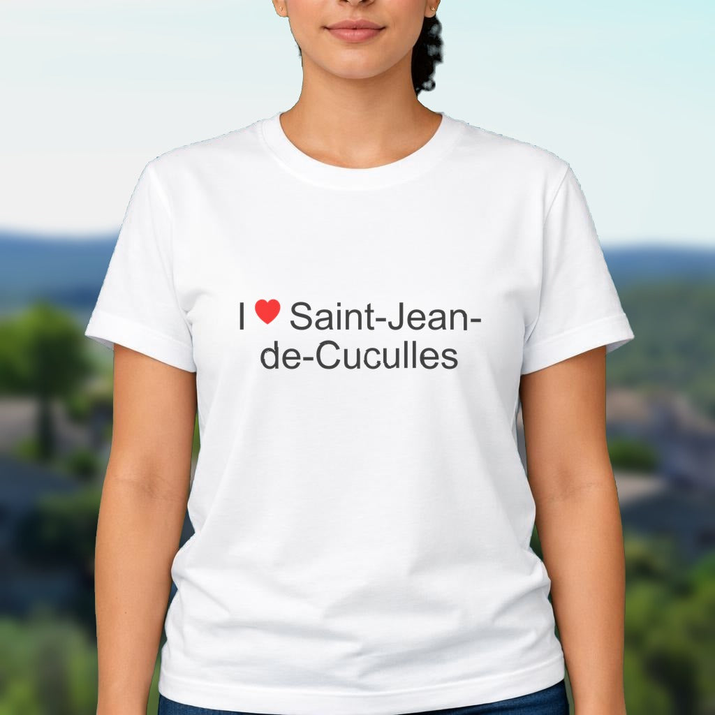 T-shirt I love saint-jean-de-cuculles