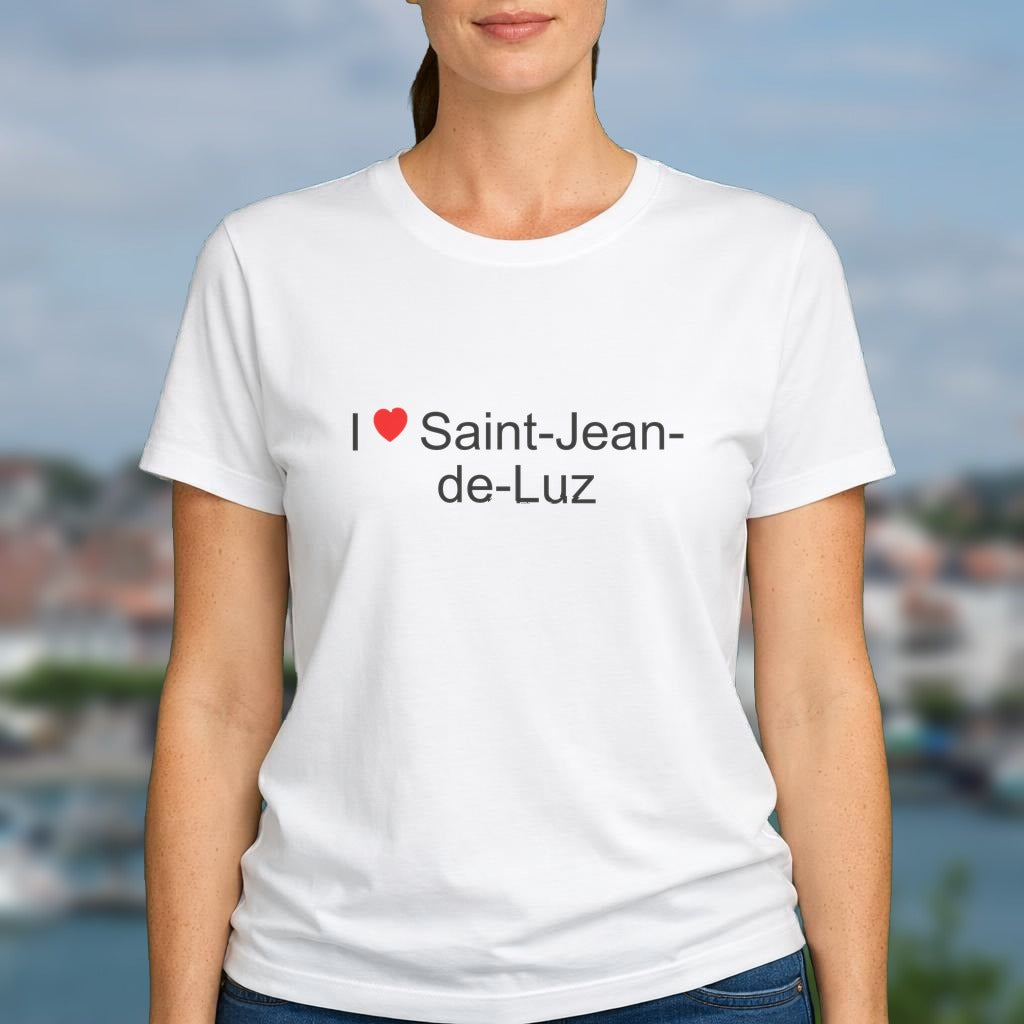 T-shirt I love saint-jean-de-luz