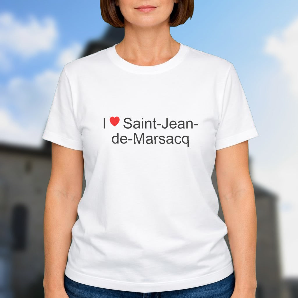 T-shirt I love saint-jean-de-marsacq