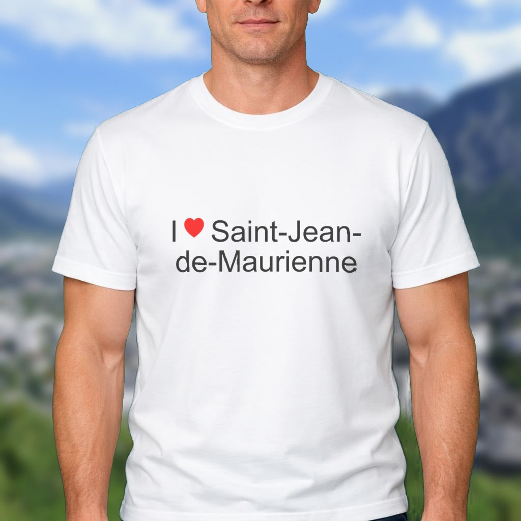 T-shirt I love saint-jean-de-maurienne