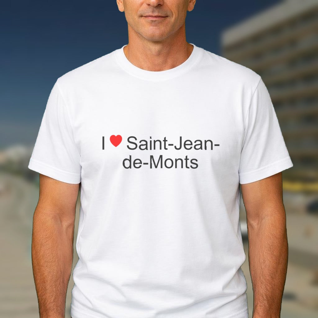 T-shirt I love saint-jean-de-monts