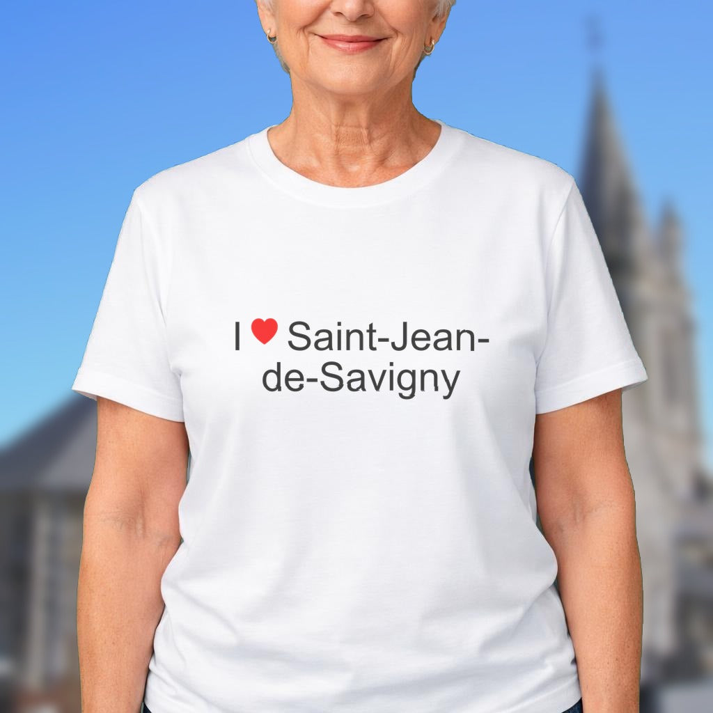 T-shirt I love saint-jean-de-savigny