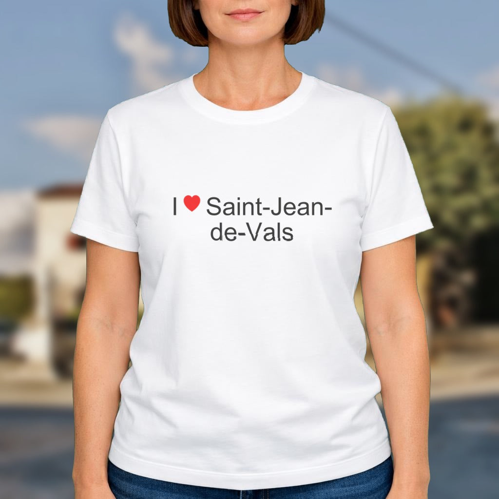 T-shirt I love saint-jean-de-vals