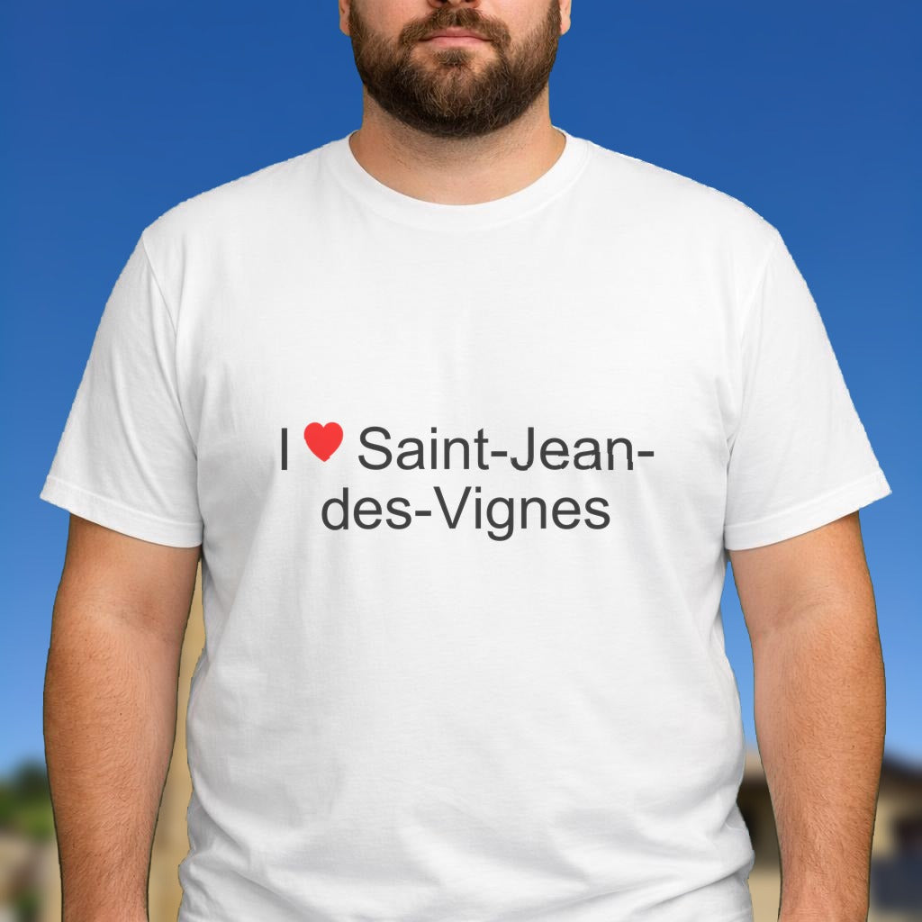T-shirt I love saint-jean-des-vignes