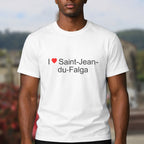T-shirt I love saint-jean-du-falga