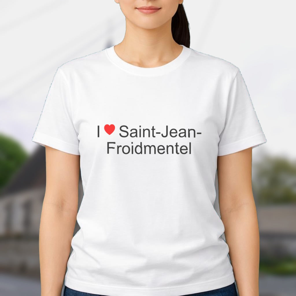 T-shirt I love saint-jean-froidmentel