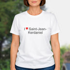 T-shirt I love saint-jean-kerdaniel