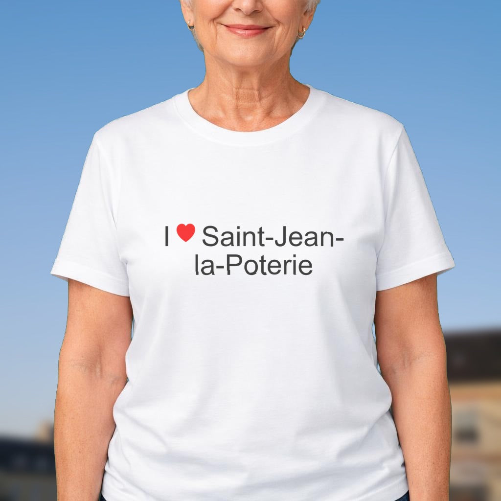 T-shirt I love saint-jean-la-poterie