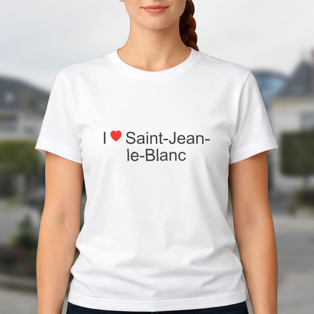 T-shirt I love saint-jean-le-blanc
