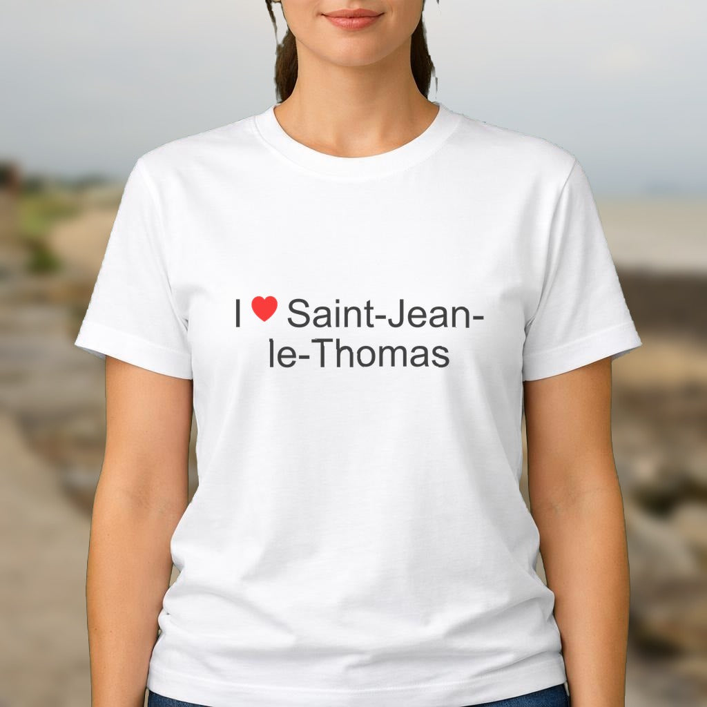 T-shirt I love saint-jean-le-thomas