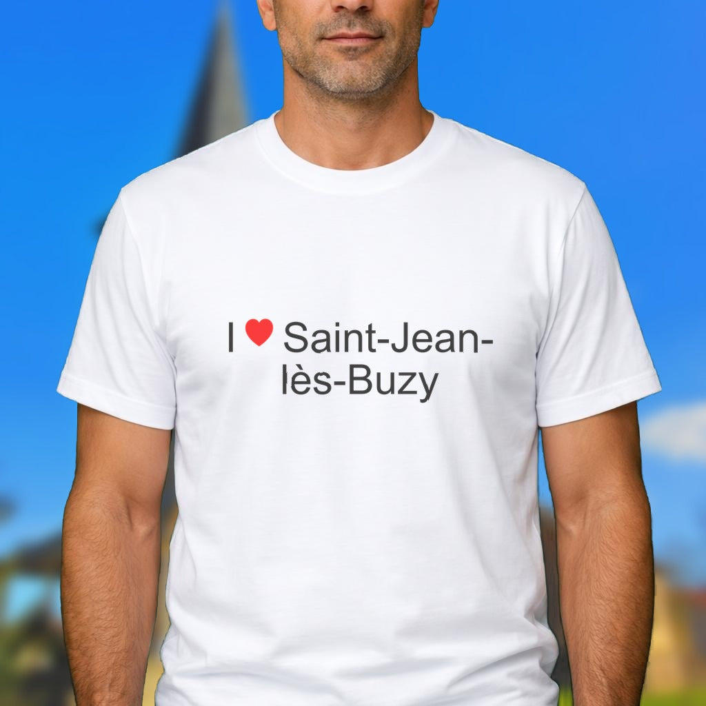 T-shirt I love saint-jean-lès-buzy
