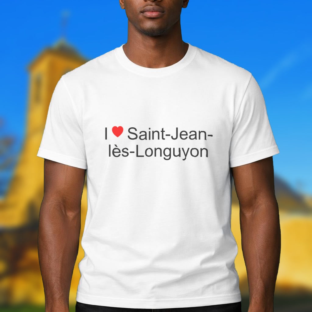 T-shirt I love saint-jean-lès-longuyon
