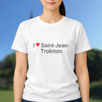 T-shirt I love saint-jean-trolimon