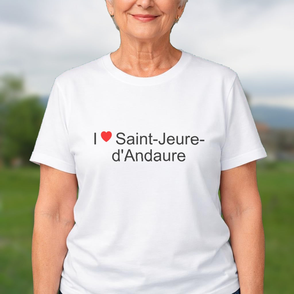 T-shirt I love saint-jeure-d'andaure