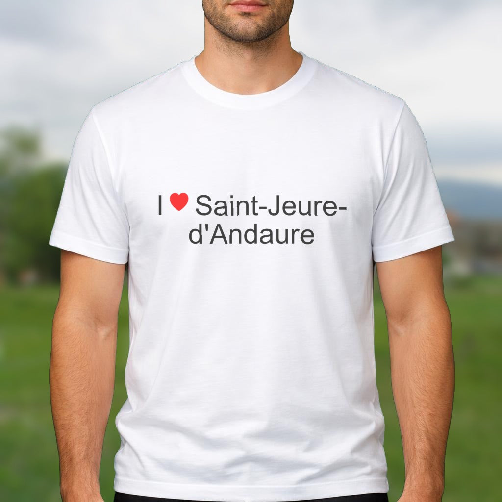 T-shirt I love saint-jeure-d'andaure