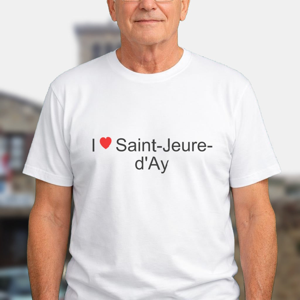 T-shirt I love saint-jeure-d'ay