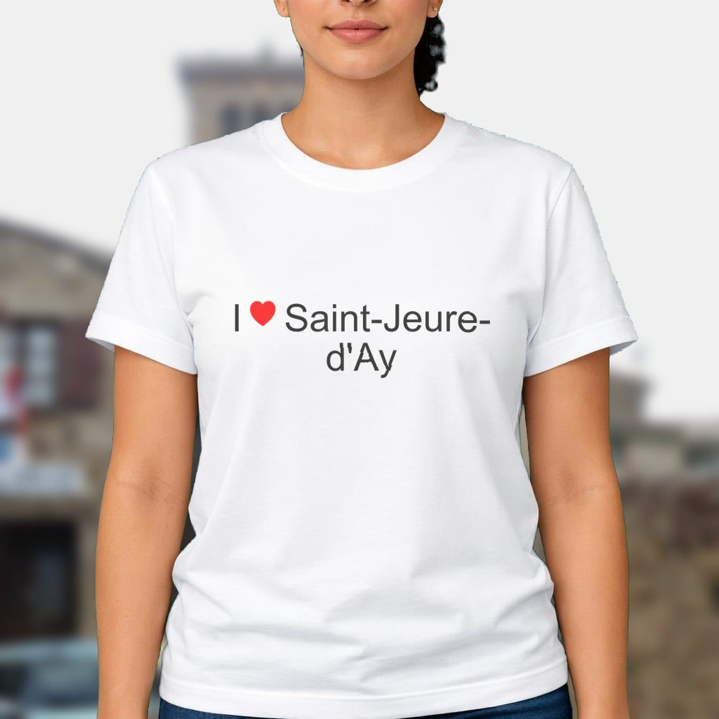 T-shirt I love saint-jeure-d'ay