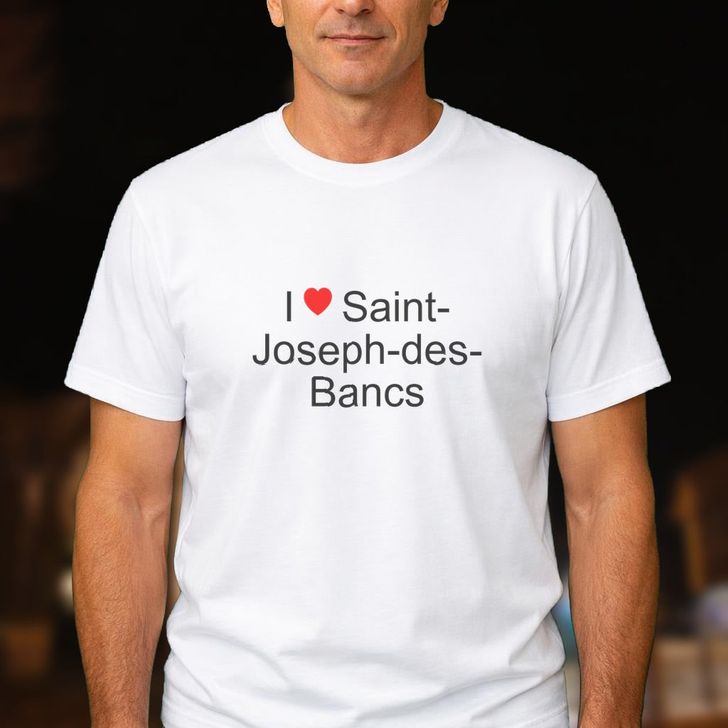 T-shirt I love saint-joseph-des-bancs