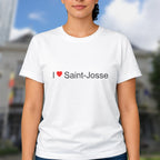 T-shirt I love saint-josse