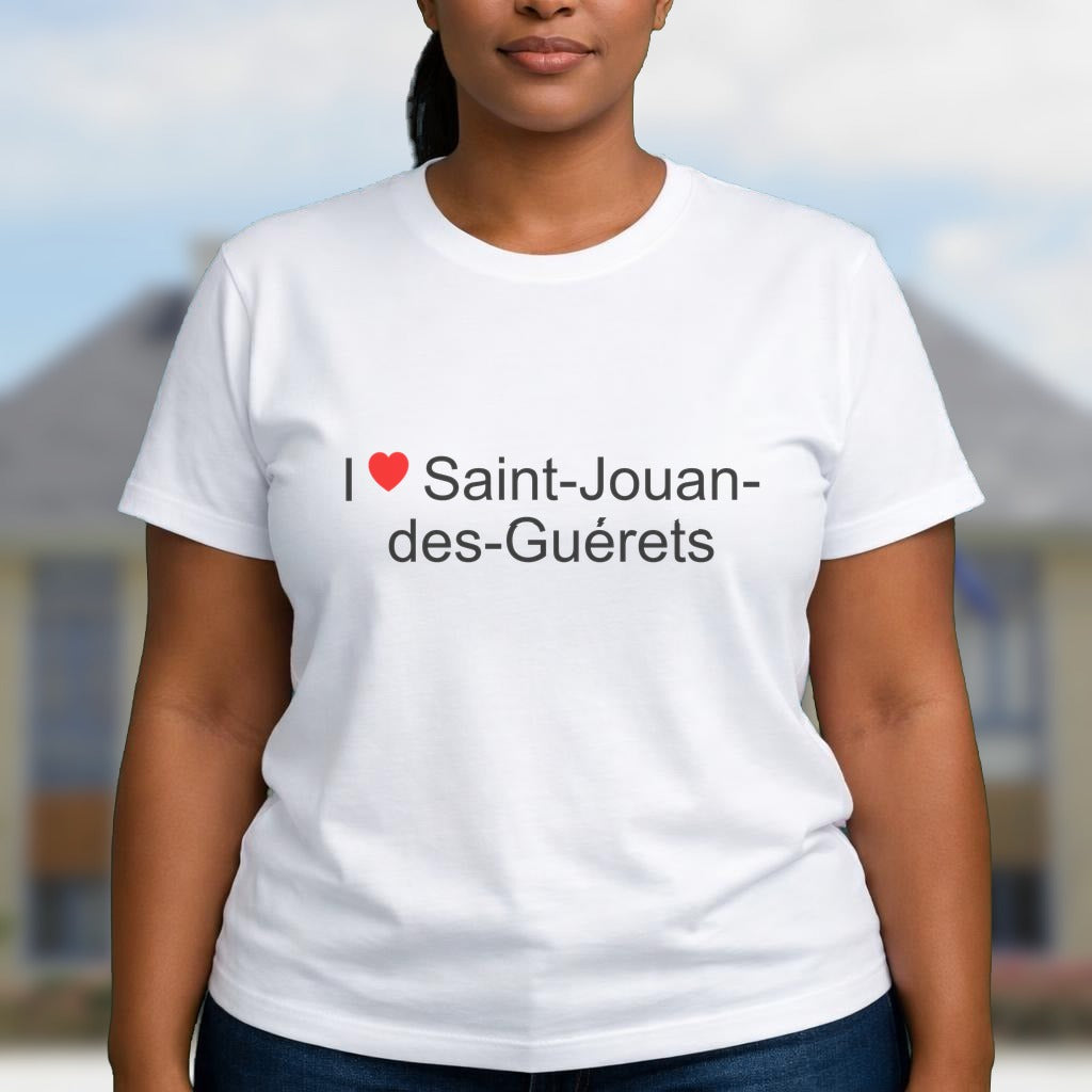 T-shirt I love saint-jouan-des-guérets