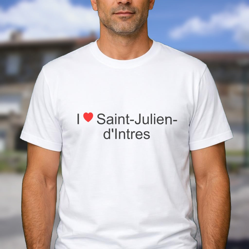 T-shirt I love saint-julien-d'intres