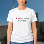 T-shirt I love saint-julien-d'oddes