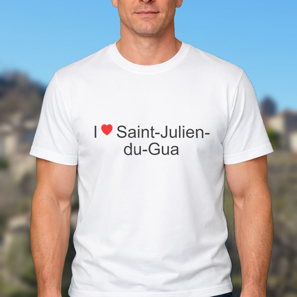 T-shirt I love saint-julien-du-gua