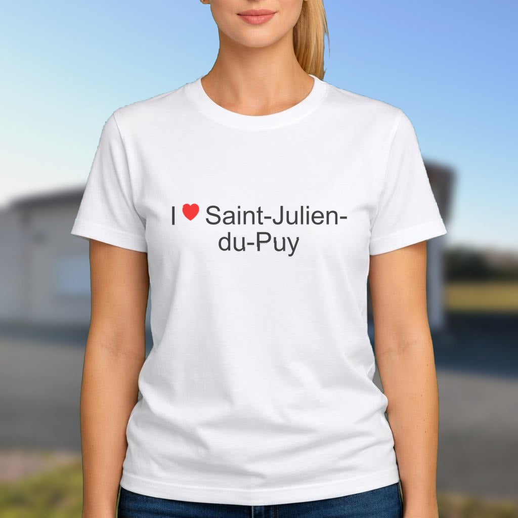 T-shirt I love saint-julien-du-puy