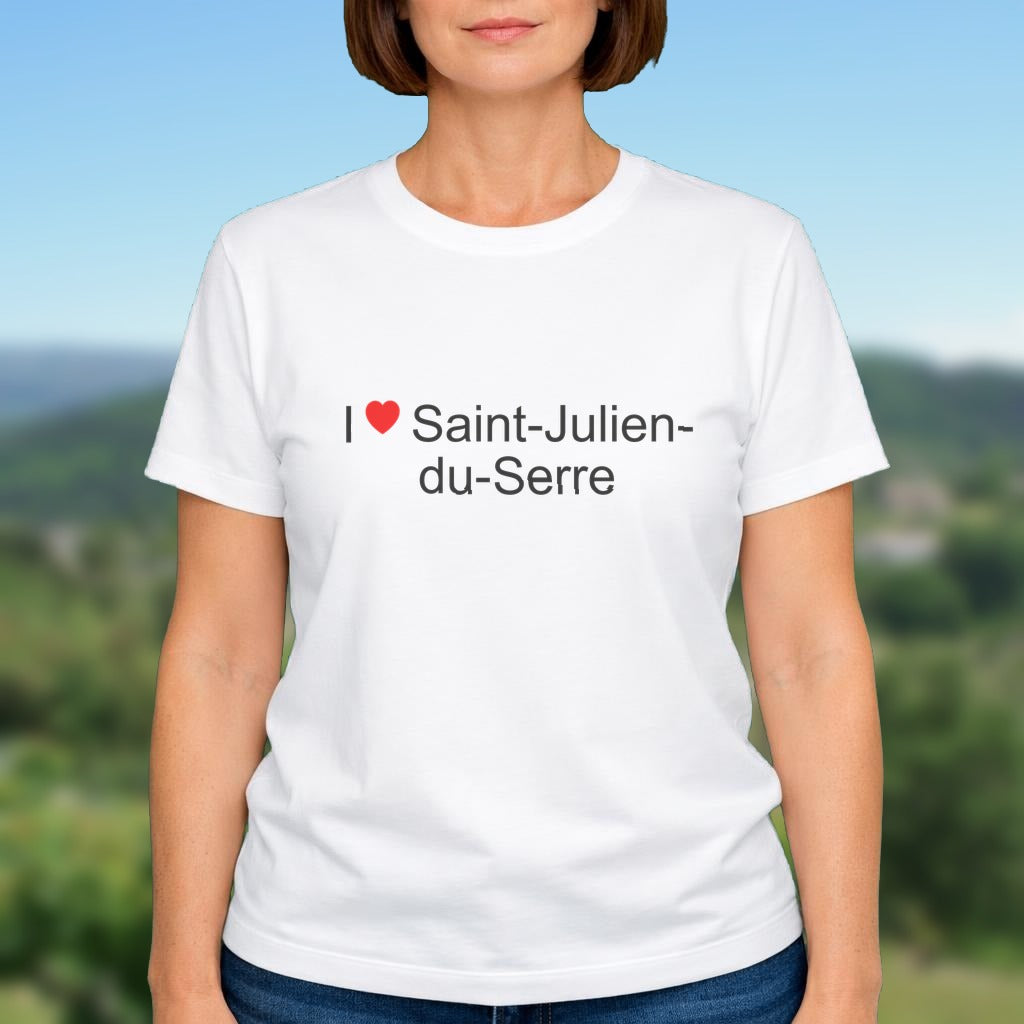 T-shirt I love saint-julien-du-serre
