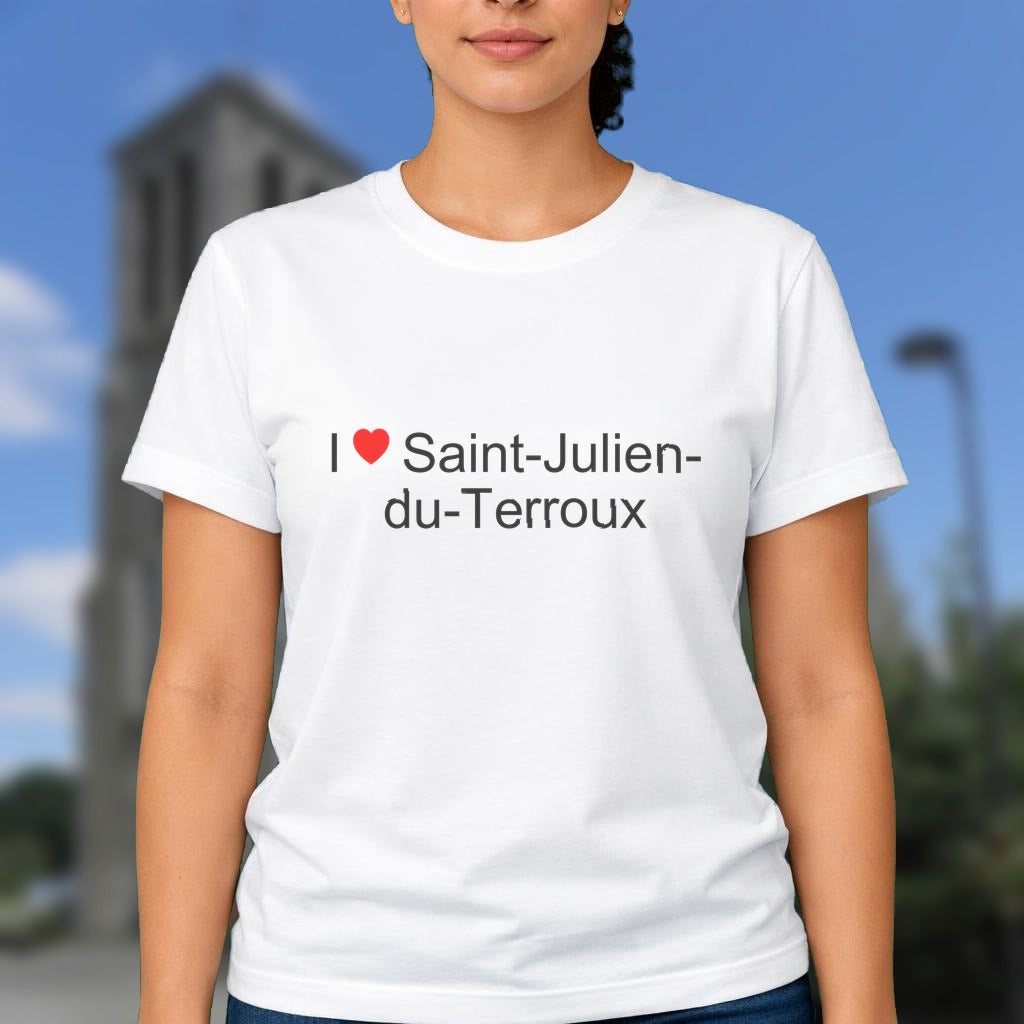 T-shirt I love saint-julien-du-terroux