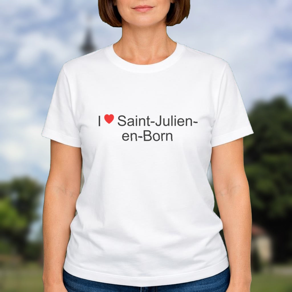 T-shirt I love saint-julien-en-born