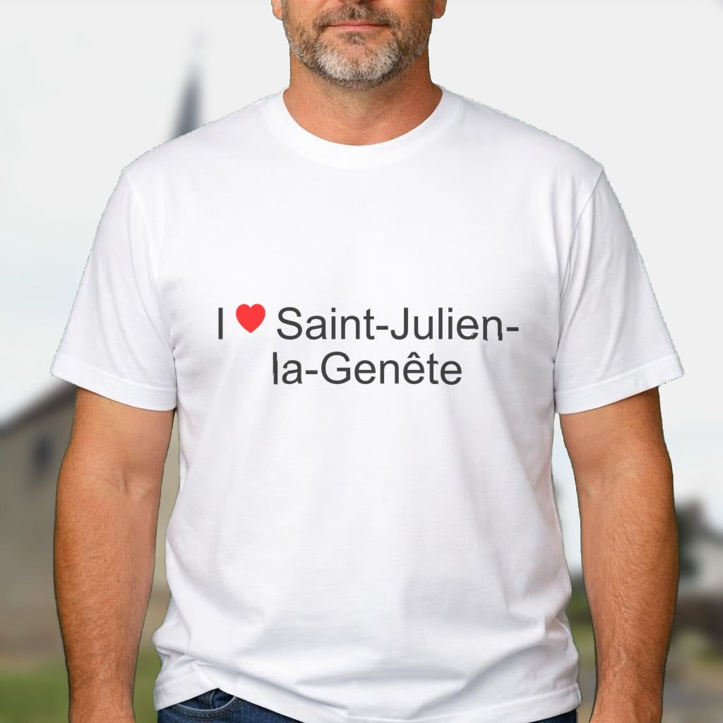 T-shirt I love saint-julien-la-genête