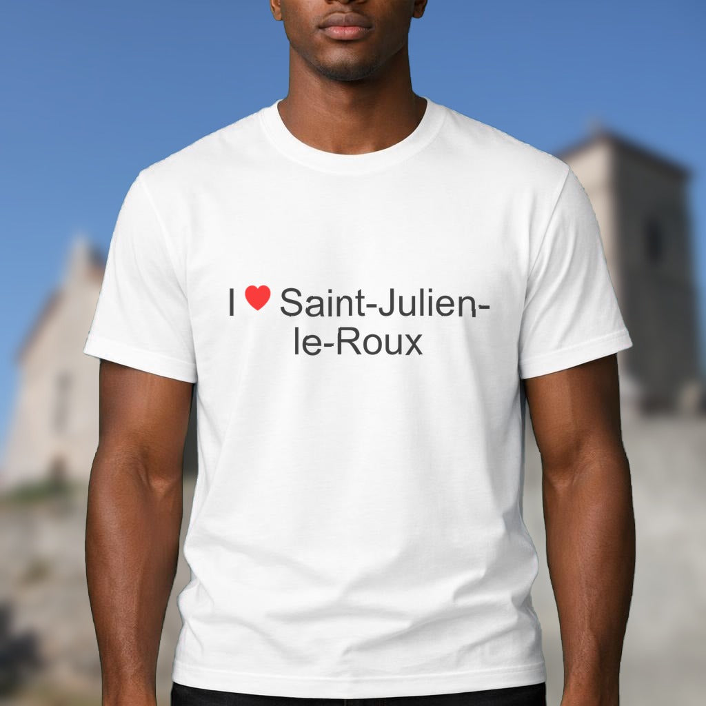 T-shirt I love saint-julien-le-roux