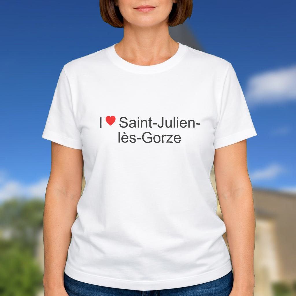 T-shirt I love saint-julien-lès-gorze