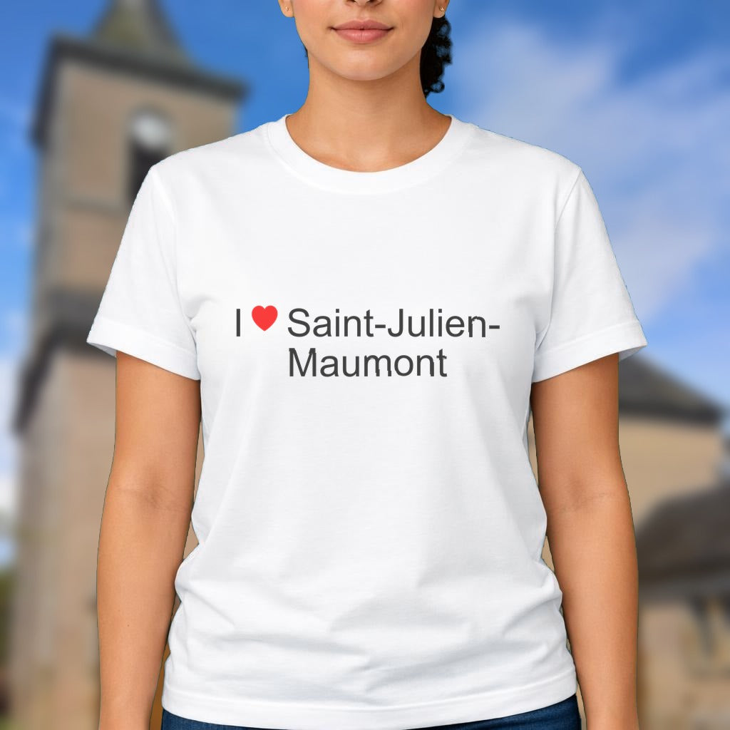 T-shirt I love saint-julien-maumont