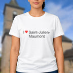 T-shirt I love saint-julien-maumont