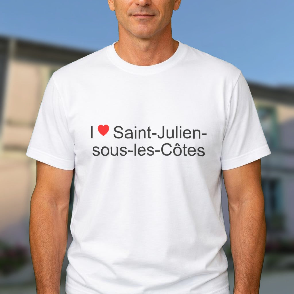 T-shirt I love saint-julien-sous-les-côtes